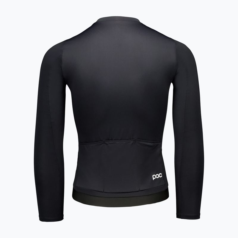 Férfi kerékpáros hosszú ujjú felső POC Cadence Jersey uranium black 4