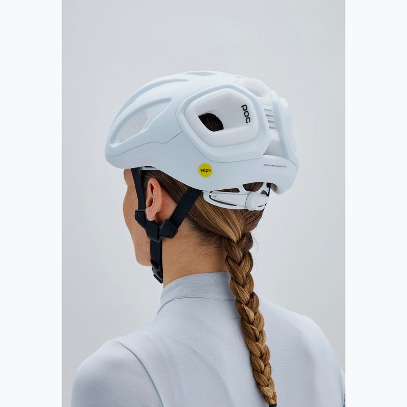 Kerékpáros sisak POC Amidal hydrogen white matt 6