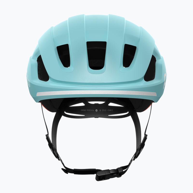 Gyermek kerékpáros sisak POC Pocito Omne MIPS Jr indicolite blue matt/carnelian orange matt 3