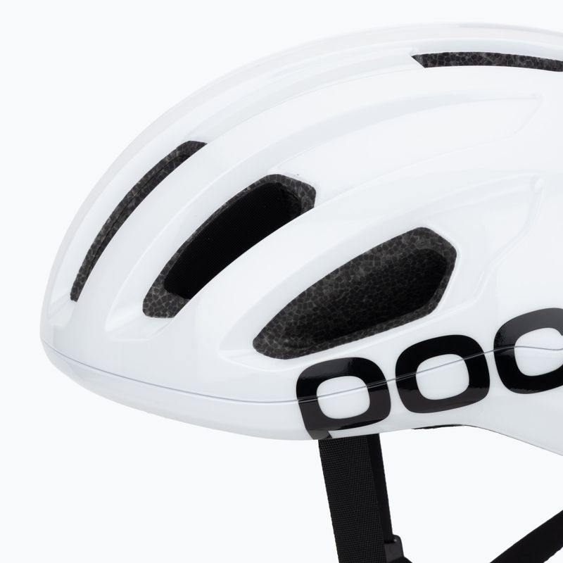Kerékpáros sisak POC Amidal hydrogen white/uranium black matt 7