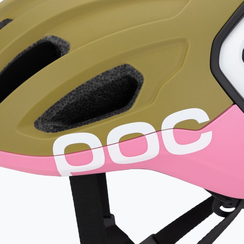 Kerékpáros sisak POC Amidal olivine green matt/thulite pink matt 7