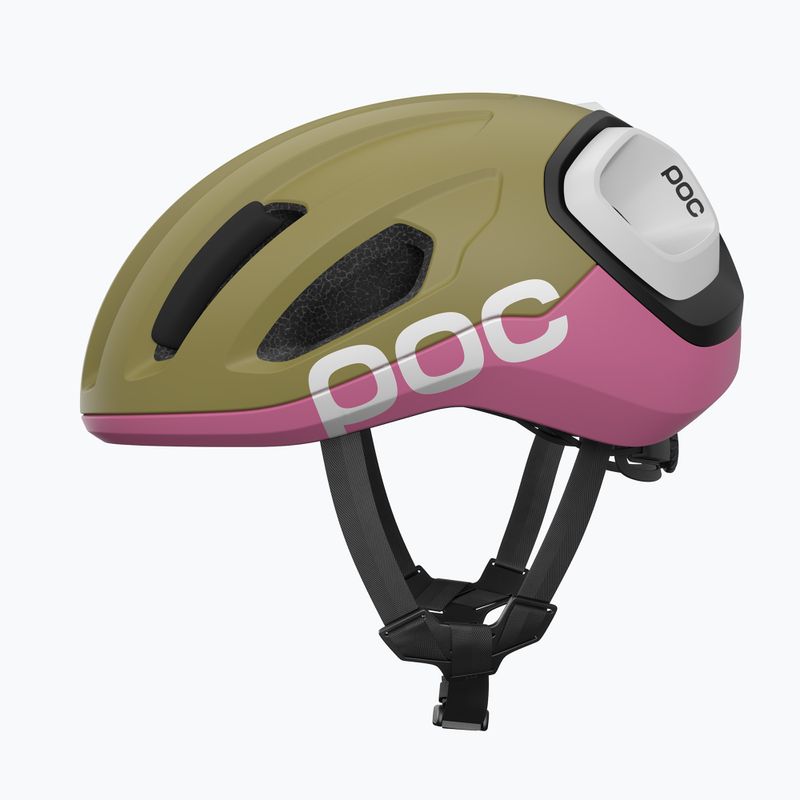 Kerékpáros sisak POC Amidal olivine green matt/thulite pink matt 2