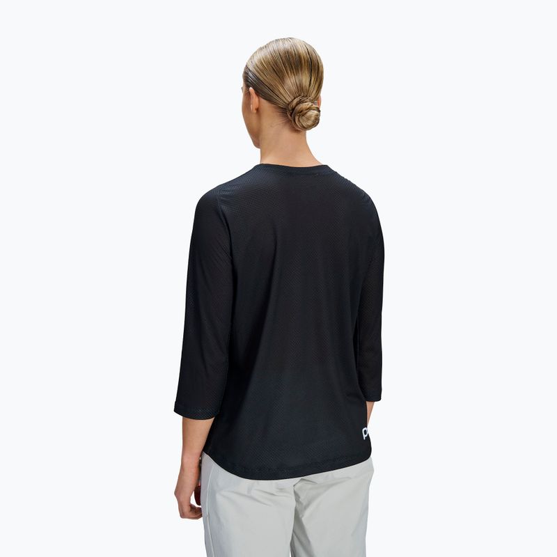 Női kerékpáros mez POC Motion Air Jersey 3/4 uranium black 2