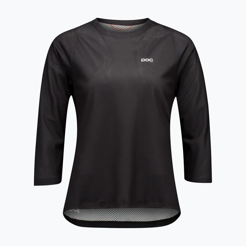 Női kerékpáros mez POC Motion Air Jersey 3/4 uranium black 3