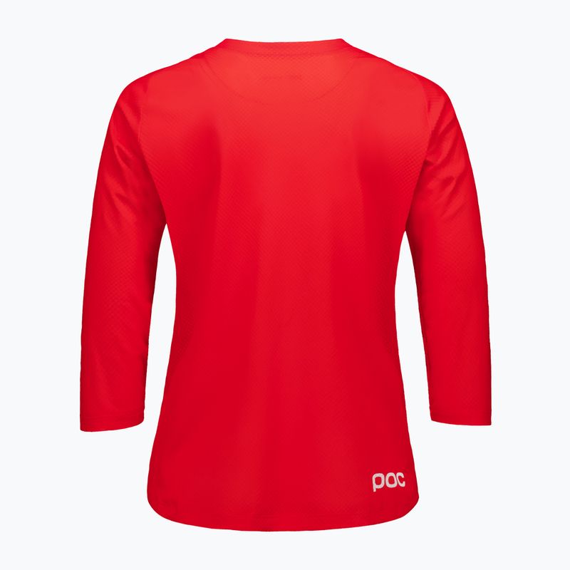 Női kerékpáros mez POC Motion Air Jersey 3/4 prismane red 4