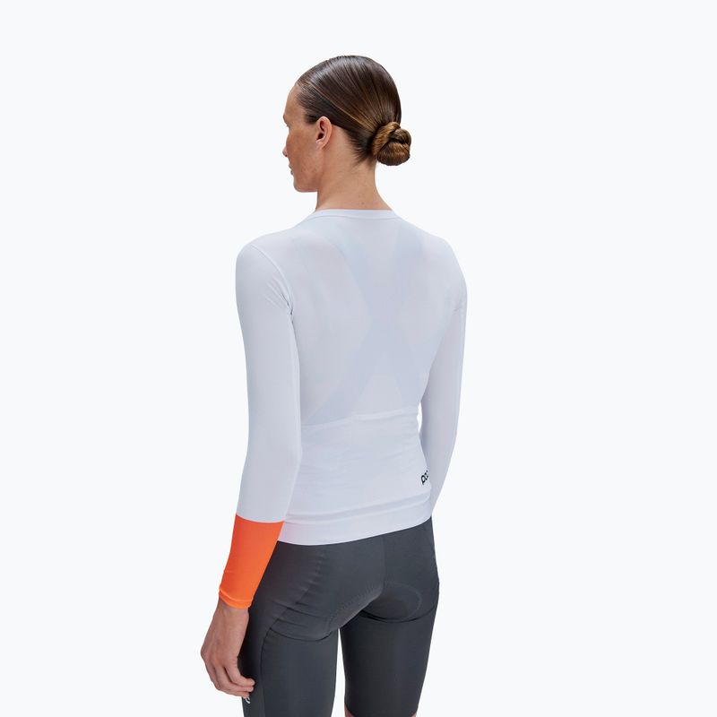 Női kerékpáros hosszú ujjú felső POC Cadence Jersey hydrogen white 2