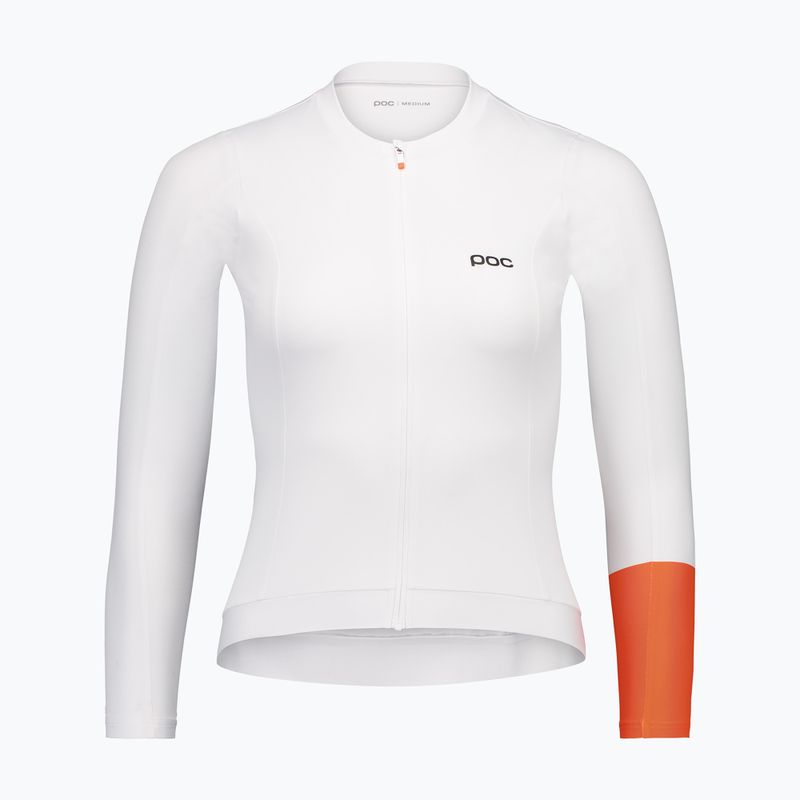 Női kerékpáros hosszú ujjú felső POC Cadence Jersey hydrogen white 3