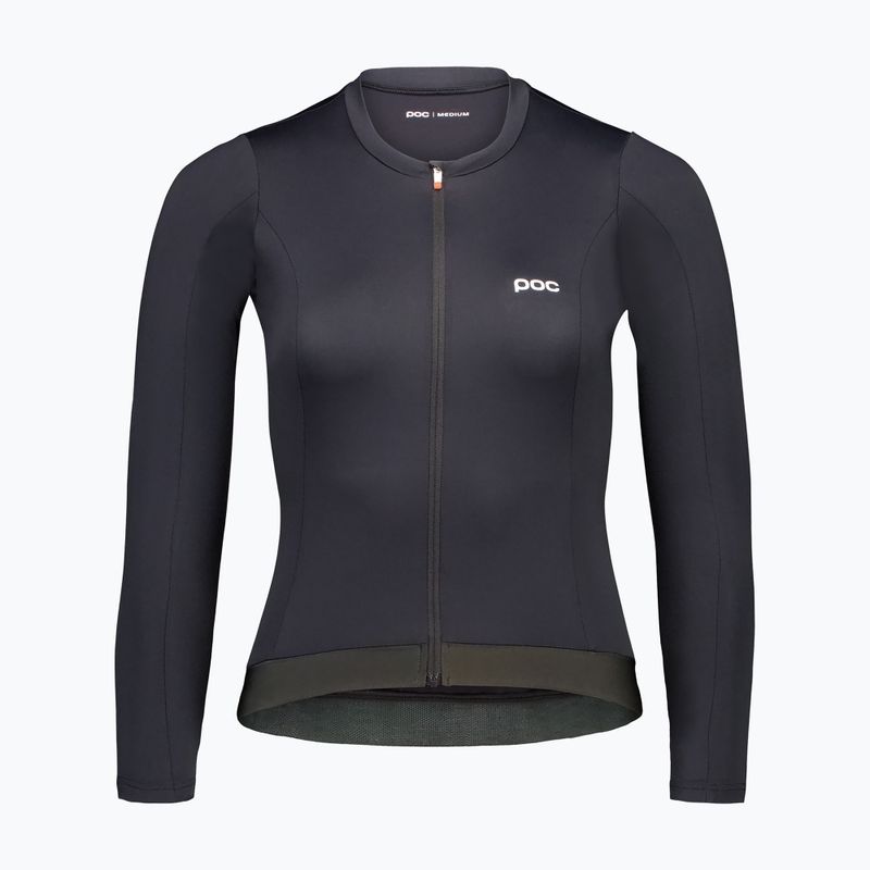 Férfi kerékpáros hosszú ujjú felső POC Cadence Jersey uranium black 3