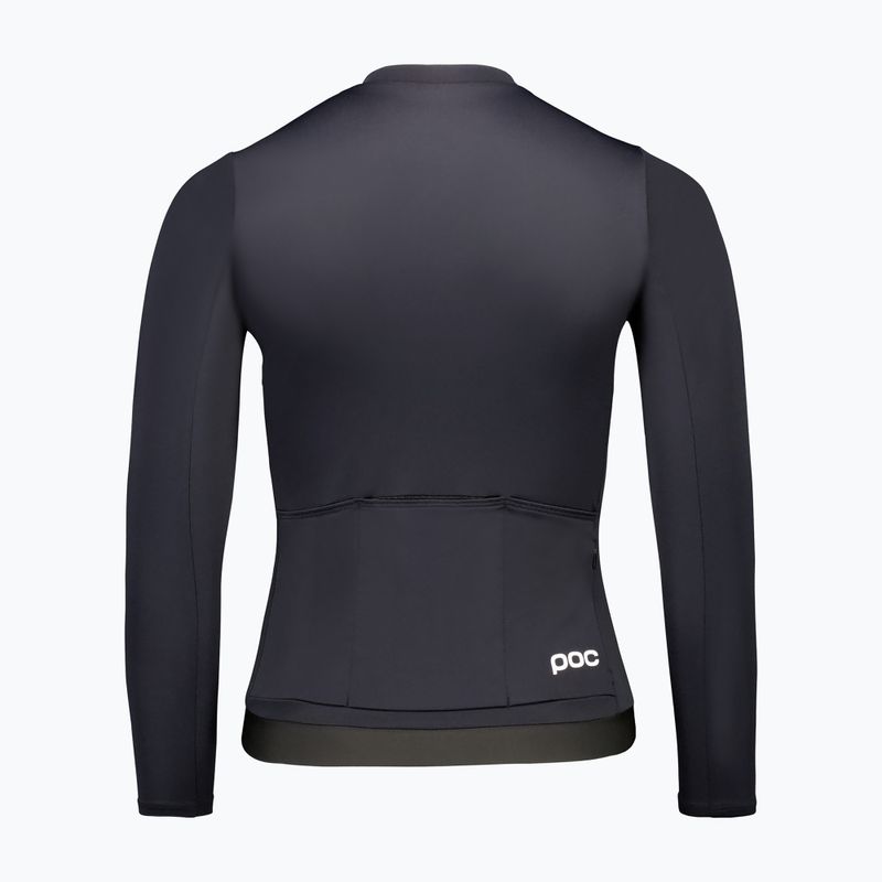 Férfi kerékpáros hosszú ujjú felső POC Cadence Jersey uranium black 4