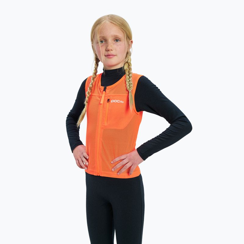 Gyerek védőmellény POC Pocito VPD Air Vest Jr fluorescent orange 3