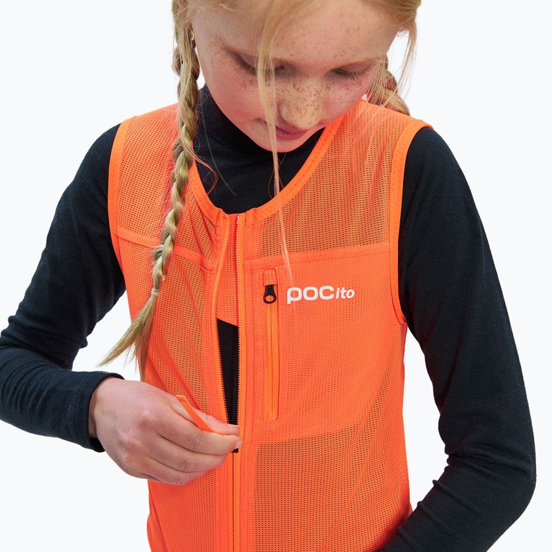 Gyerek védőmellény POC Pocito VPD Air Vest Jr fluorescent orange 6