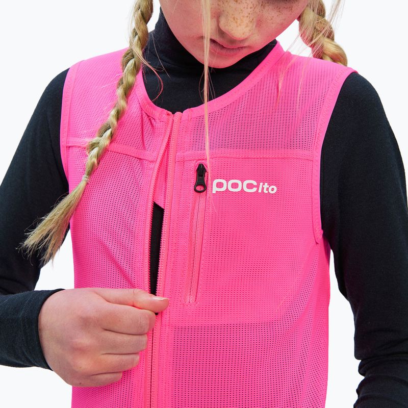 Gyerek védőmellény POC Pocito VPD Air Vest Jr fluorescent pink 6