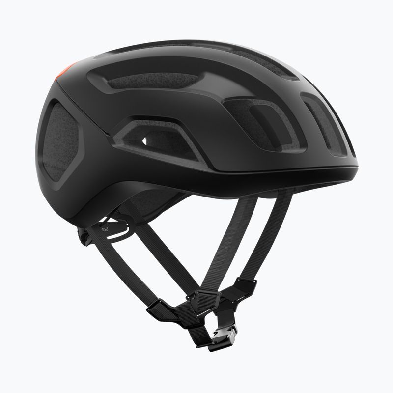 POC Ventral Air MIPS kerékpáros sisak urán fekete matt/fluoreszkáló narancs matt