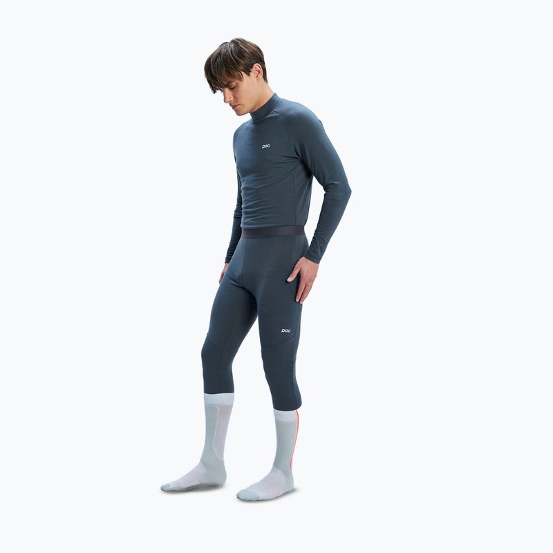 Férfi termoaktív felső POC Layer Merino Mock Neck Jersey sylvanite grey 2