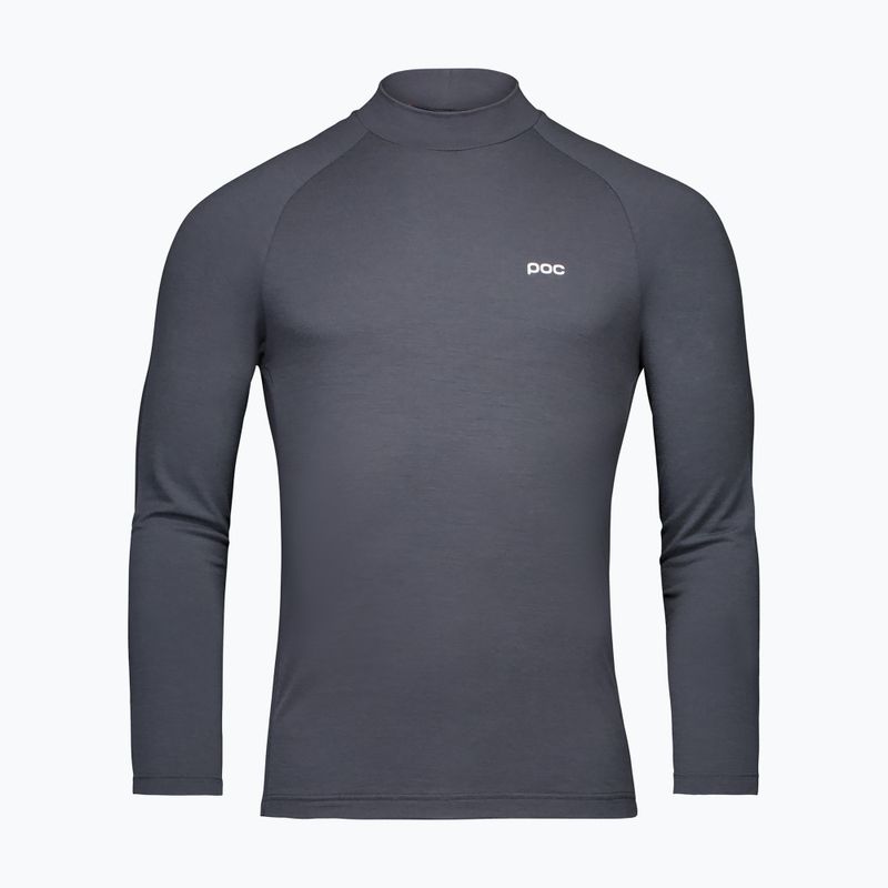 Férfi termoaktív hosszú ujjú POC Layer Merino Mock Neck Jersey sylvanite grey 4