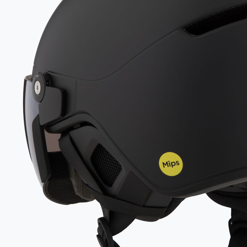 Sísisak POC Obex Visor uranium black matt/clarity u/partly sunny/silver 7