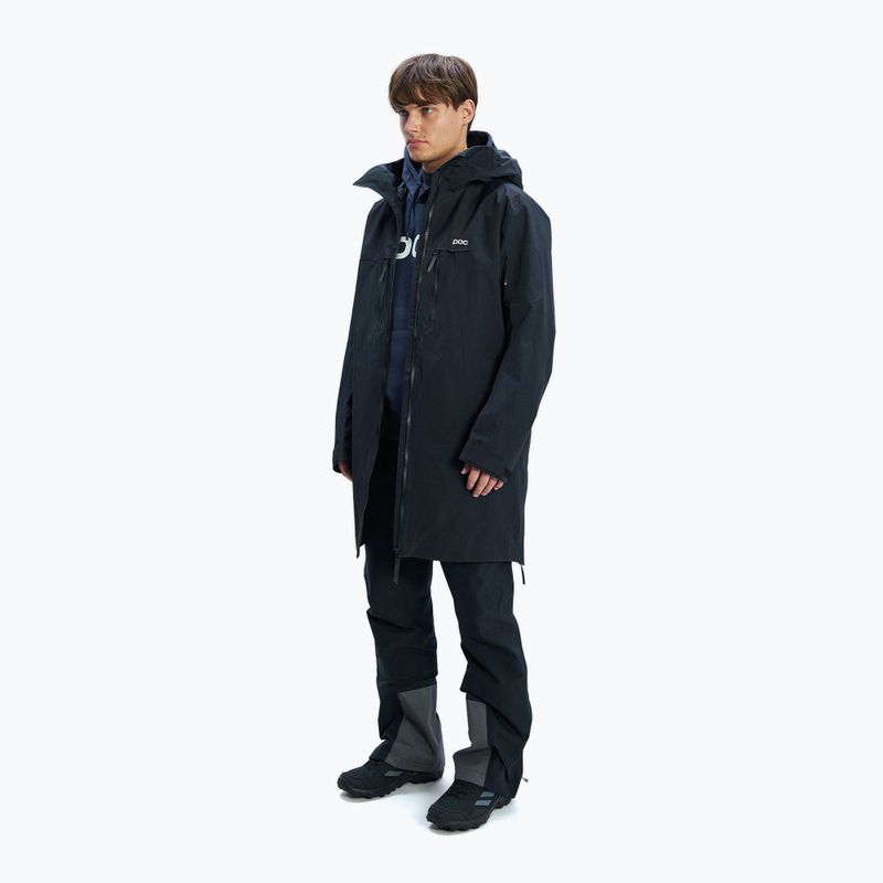 Férfi síkabát POC Race Mentor Coat uranium black 2
