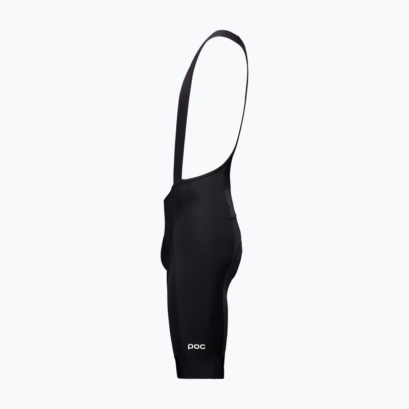 Férfi kerékpáros rövidnadrág POC Cadence Bib uránium fekete 3