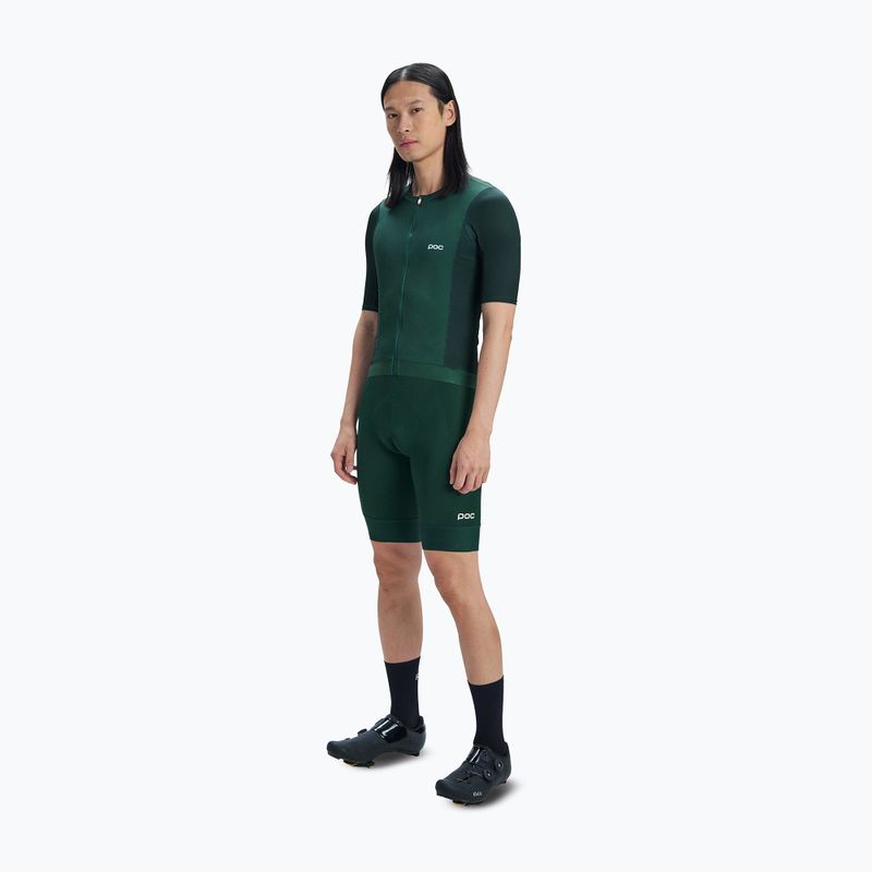 Férfi kerékpáros mez POC Cadence Jersey pargasite green 2