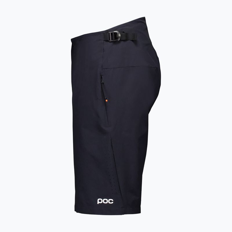 Férfi POC Motion Air uránium fekete kerékpáros rövidnadrág 3