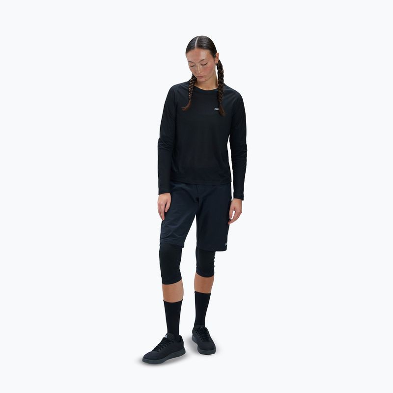 Női kerékpáros hosszú ujjú felső POC Motion Air uranium black 2