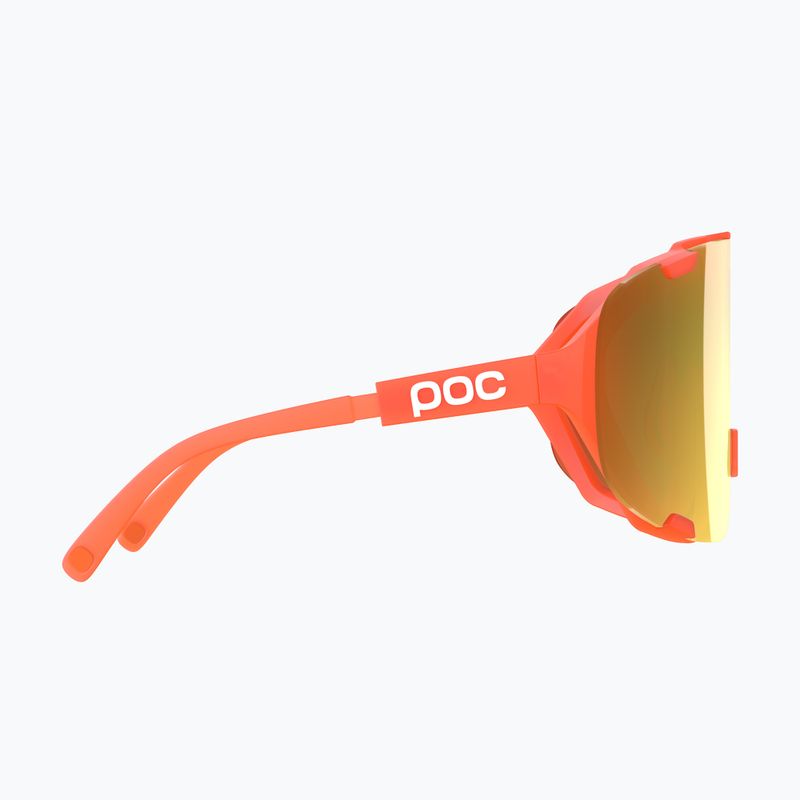 POC Devour fl.orange áttetsző/klárda közúti/részben napos arany napszemüveg 4