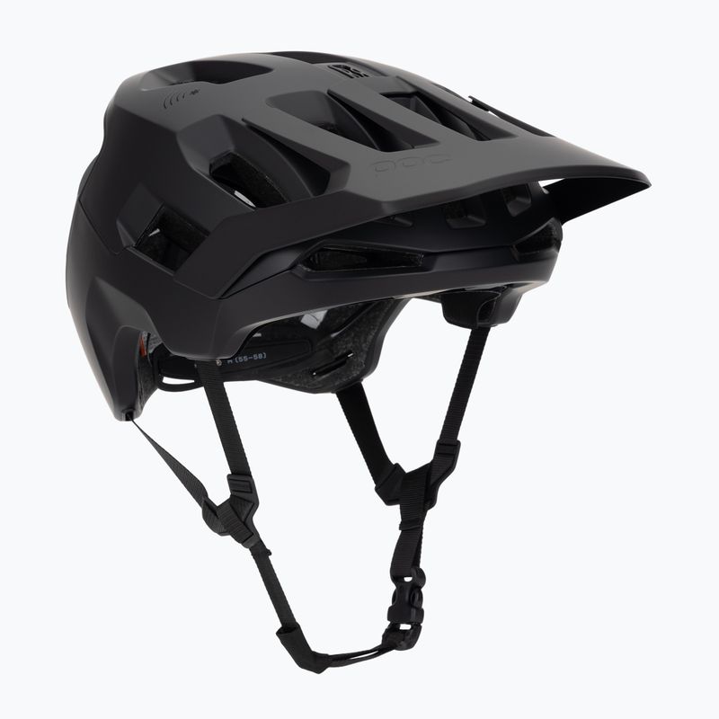 Kerékpáros sisak POC Kortal Race MIPS uranium black matt