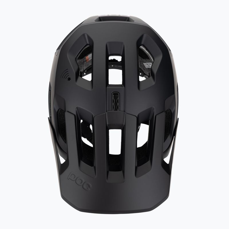 Kerékpáros sisak POC Kortal Race MIPS uranium black matt 6