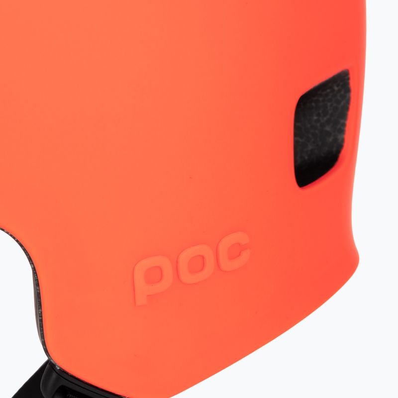 Kerékpáros sisak POC Crane MIPS fluorescent orange matte 7