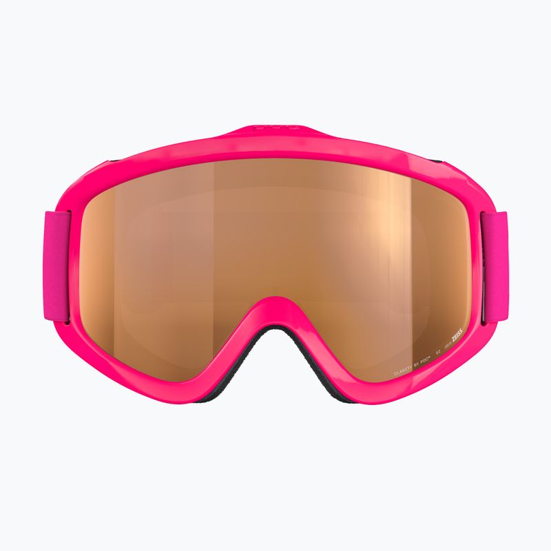 Gyerek síszemüveg POC POCito Iris fluorescent pink/partly sunny light orange 2