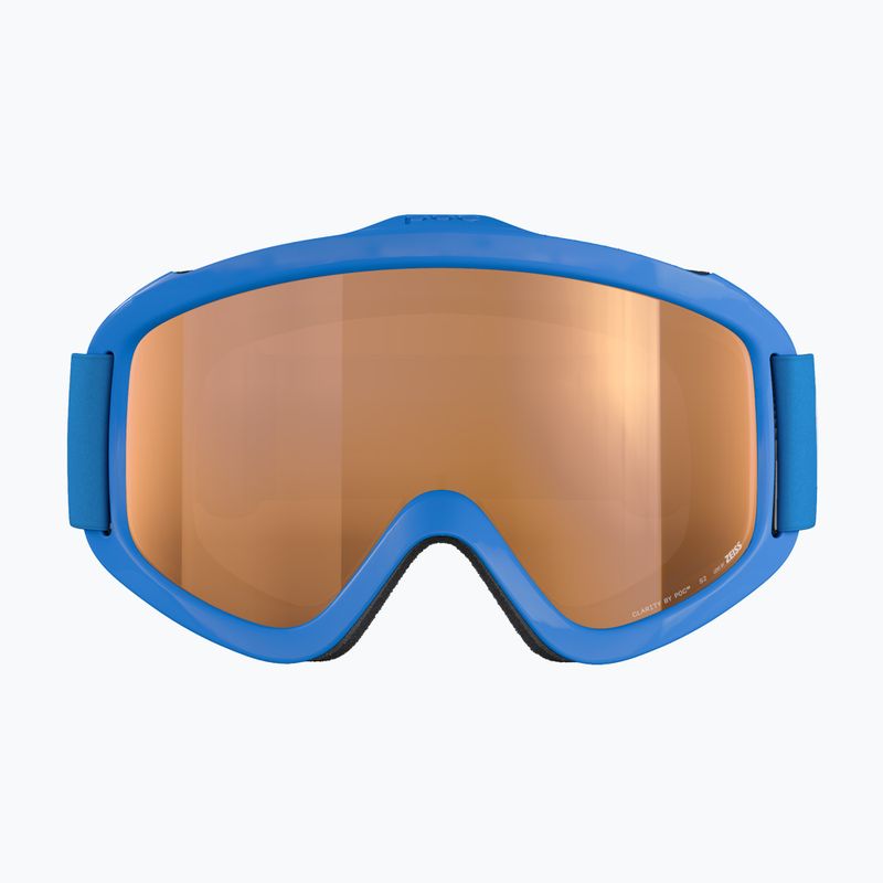 Gyerek síszemüveg POC POCito Iris fluorescent blue/partly sunny light orange 2