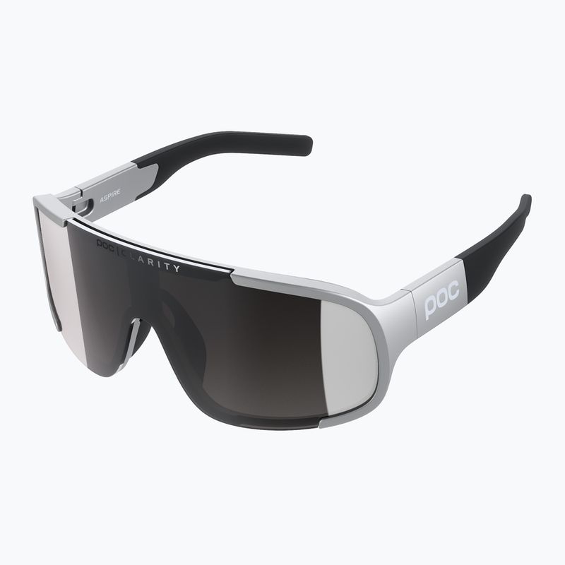 Kerékpáros szemüveg POC Aspire argentite silver/clarity define silver