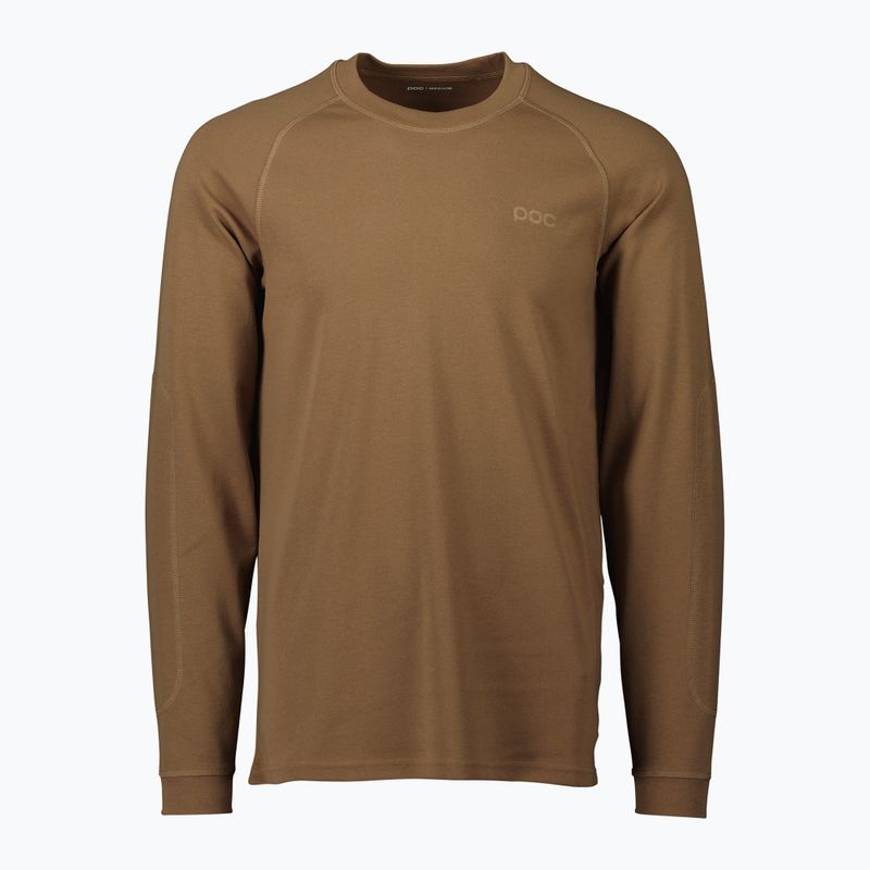 Férfi trekking pulóver POC Poise Crew jasper brown