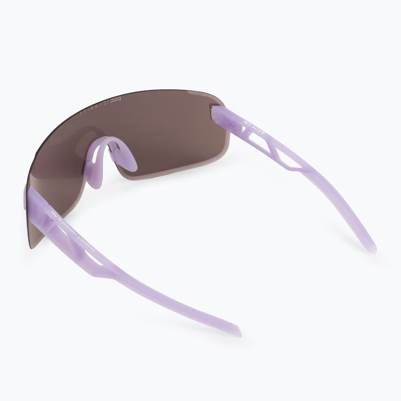 Kerékpáros szemüveg POC Elicit purple quartz translucent/clarity road silver 3