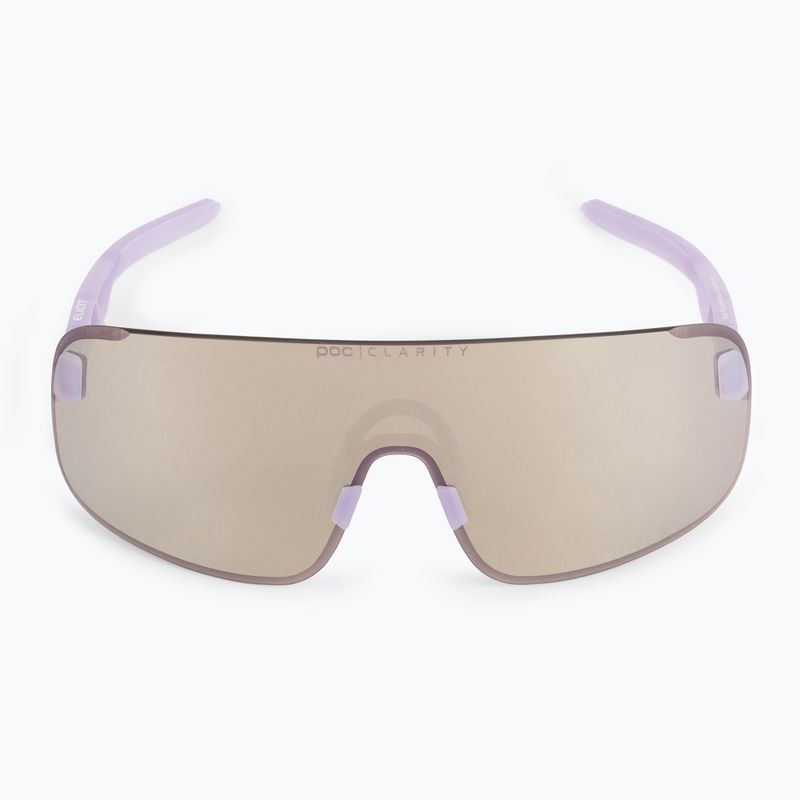 Kerékpáros szemüveg POC Elicit purple quartz translucent/clarity road silver 4