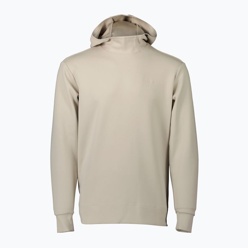 Férfi kerékpáros pulóver POC Poise Hoodie light sandstone beige