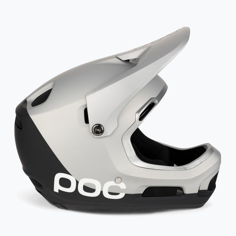 Kerékpáros sisak POC Coron Air MIPS argentite silver/uranium black matt 3
