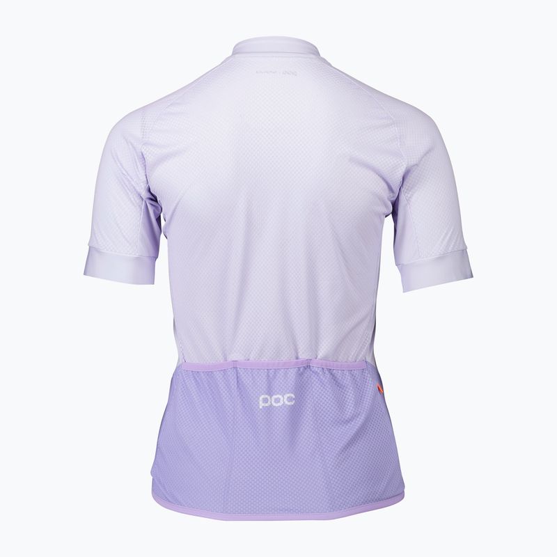 Női kerékpáros mez POC Essential Road Logo purple amethyst/purple quartz 2