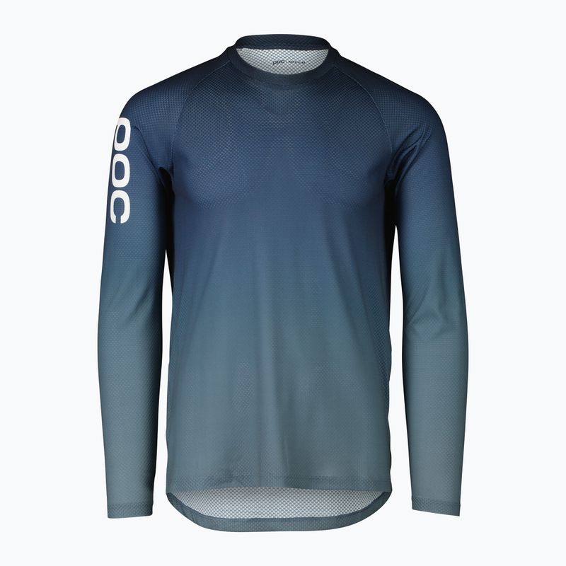 Férfi kerékpáros hosszú ujjú POC Essential MTB Lite gradient turmaline navy 4