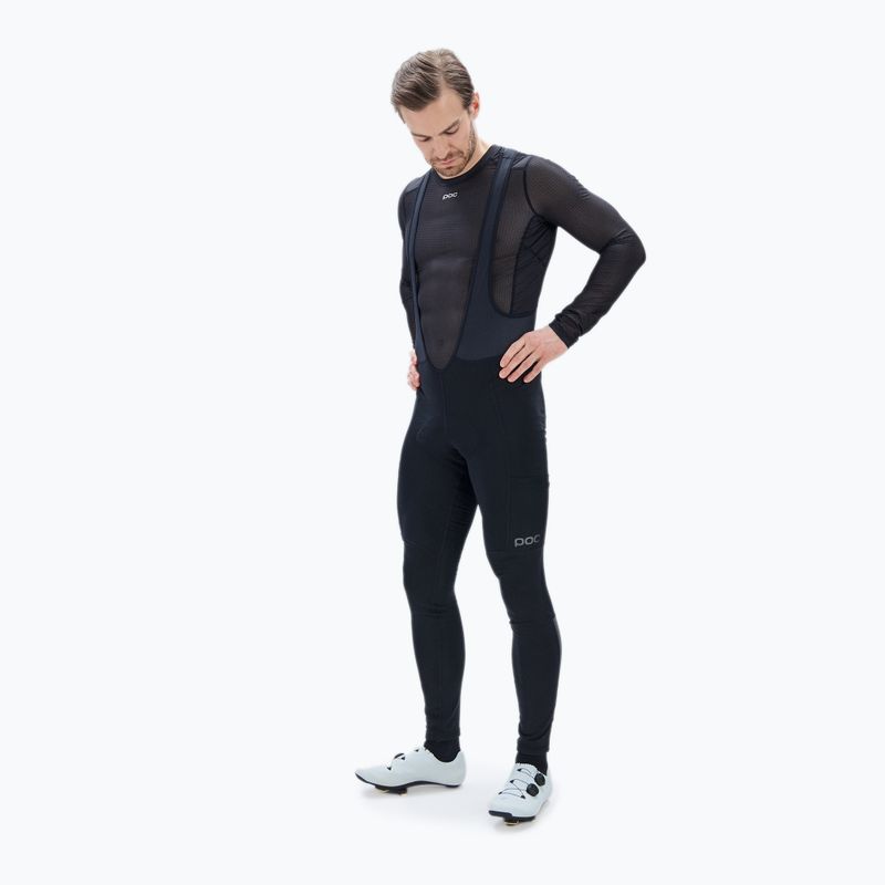 Férfi kerékpáros nadrág POC Thermal Cargo Tights uranium black