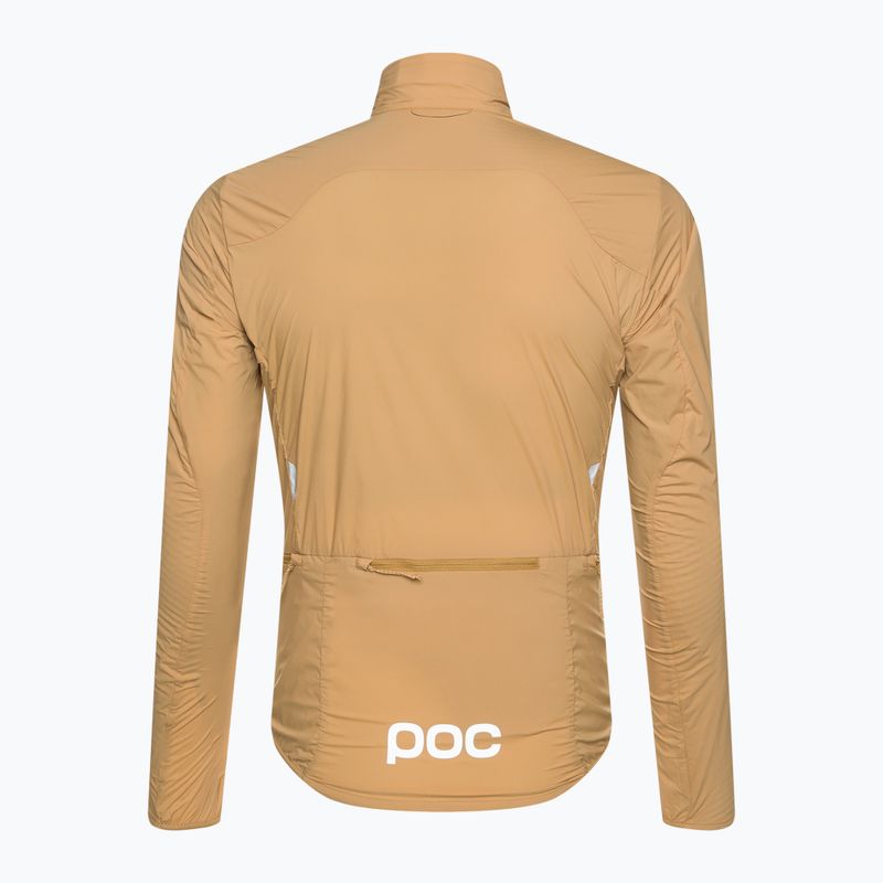 Férfi kerékpáros kabát POC Pro Thermal aragonite brown 2