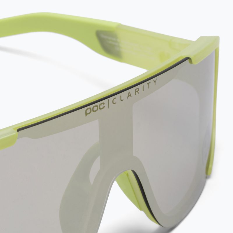 Kerékpáros szemüveg POC Aspire lemon calcite translucent/clarity define silver 4
