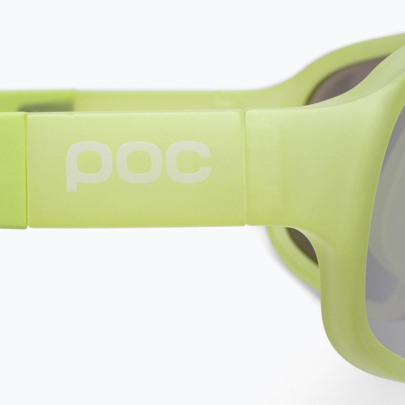 Kerékpáros szemüveg POC Aspire lemon calcite translucent/clarity define silver 5
