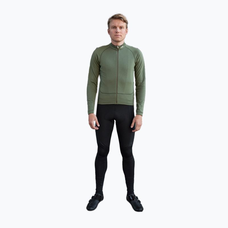 Férfi kerékpáros kabát POC Thermal epidote green 7