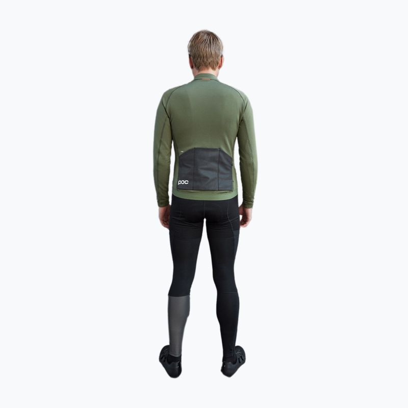 Férfi kerékpáros kabát POC Thermal epidote green 8