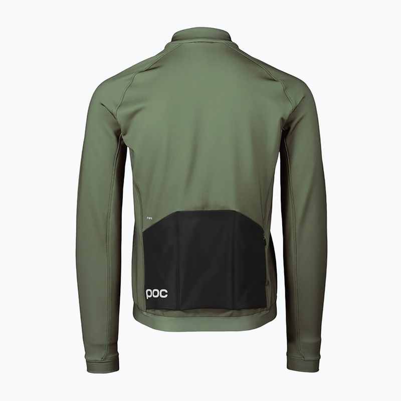 Férfi kerékpáros kabát POC Thermal epidote green 10