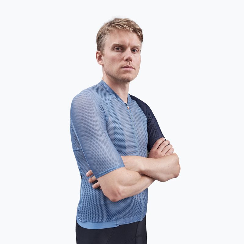 Férfi kerékpáros mez POC Air calcite blue/turmaline navy 3