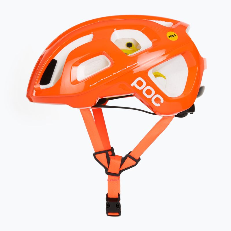 POC Octal MIPS fluoreszkáló narancssárga avip kerékpáros sisak 3
