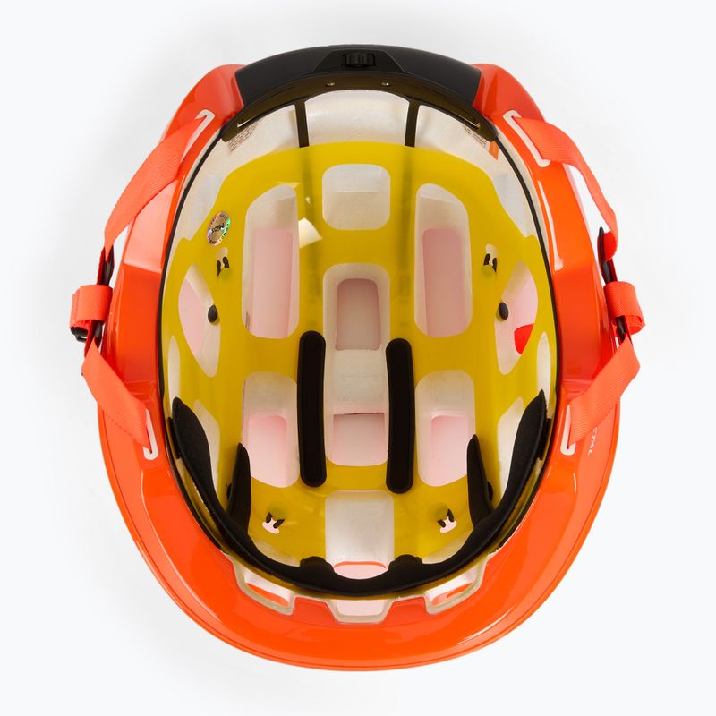 POC Octal MIPS fluoreszkáló narancssárga avip kerékpáros sisak 5