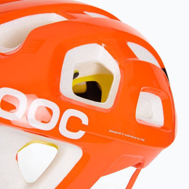 POC Octal MIPS fluoreszkáló narancssárga avip kerékpáros sisak 8
